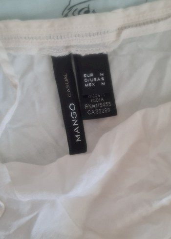 Mango mango Beyaz Askısız Kadın bluz