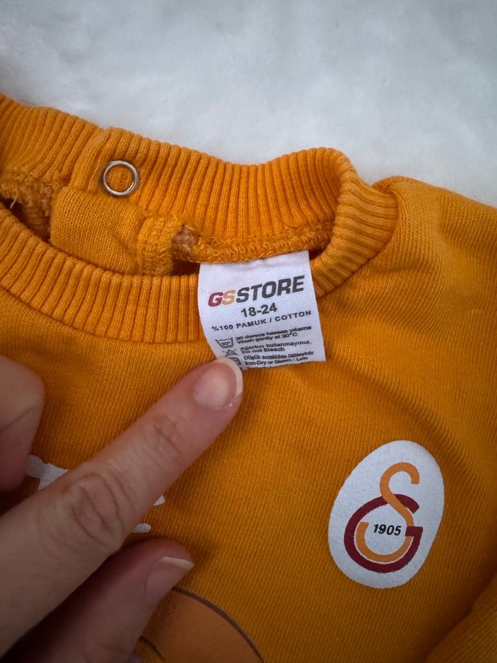 Renkli Baskılı Erkek Çocuk Kahverengi Sweatshirt - Görsel 3