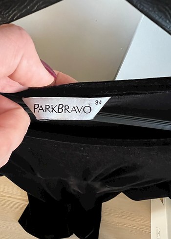 Siyah Uzun elbise - Görsel 3