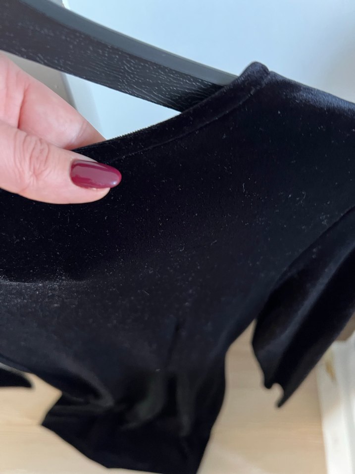 Siyah Uzun elbise - Görsel 4