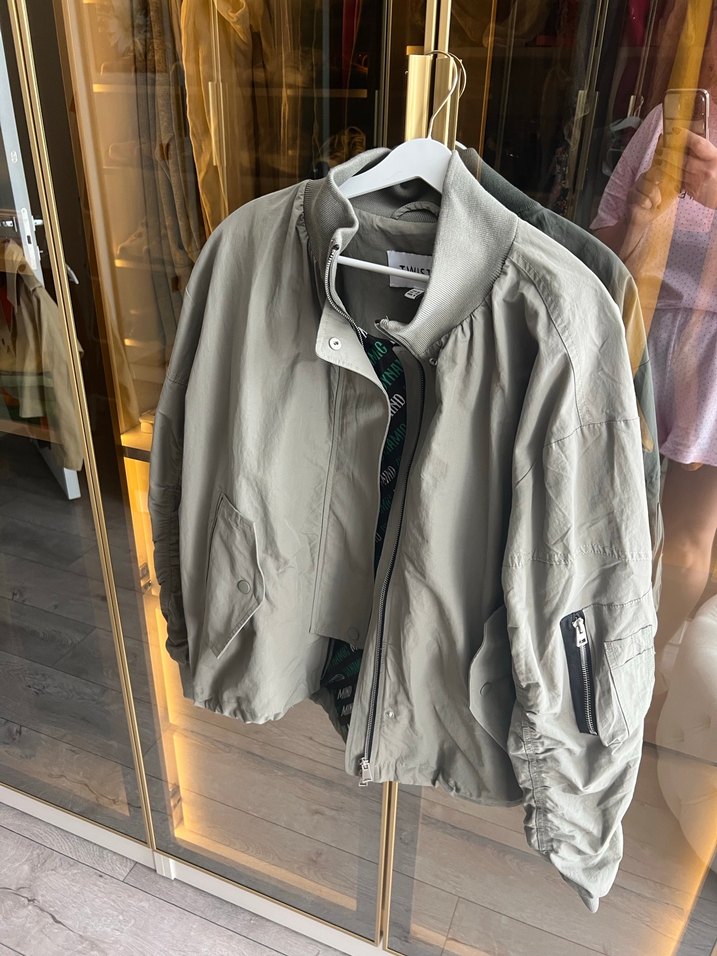 Twist haki yeşili yağmurluk - Görsel 2