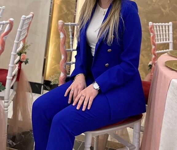 Blazer ceket pantolon takım