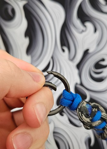 Farklı renklerde DNA tarzı Paracord Anahtarlık ve Çanta süsü - Görsel 8