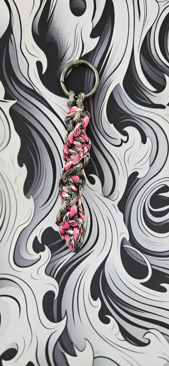 Farklı renklerde DNA tarzı Paracord Anahtarlık ve Çanta süsü - Görsel 5