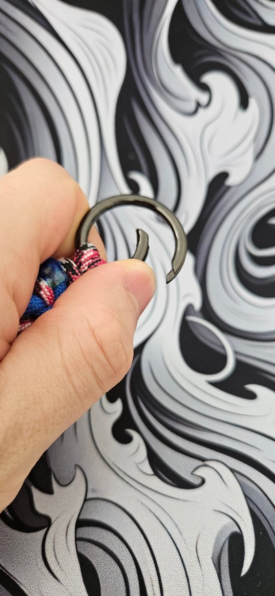 Farklı renklerde DNA tarzı Paracord Anahtarlık ve Çanta süsü - Görsel 2