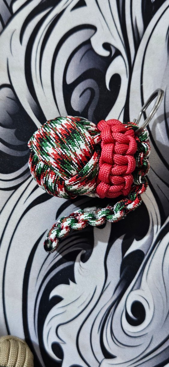 Filistin Renkleri Paracord Anahtarlık - Görsel 2