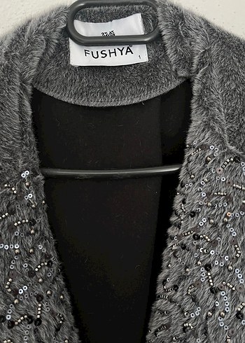 Kadın angora yelek - Görsel 3