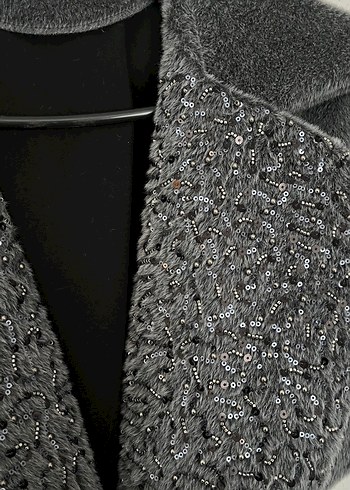 Kadın angora yelek - Görsel 2