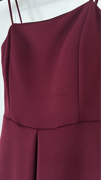 36 Beden bordo Renk Elbise