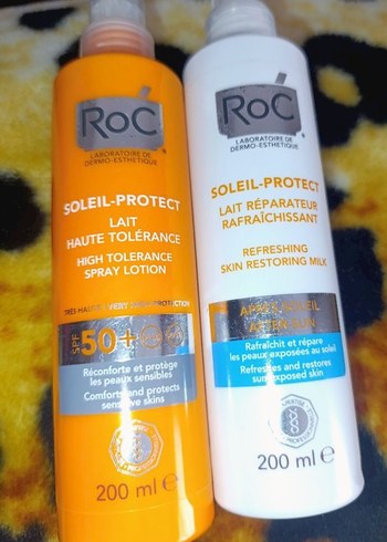 RoC Güneş Koruyucu Sprey ve Onarıcı Süt 200 ml 2li - Görsel 3