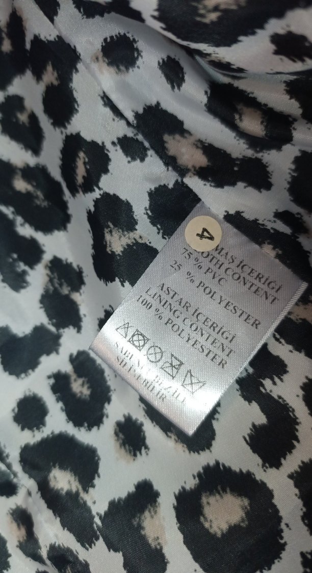 Kahverengi Deri Kemerli Kadın Ceket - Görsel 4