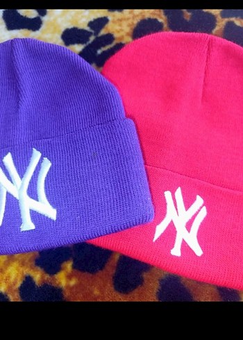 Renkli Örgü Kadın Bere - Görsel 5