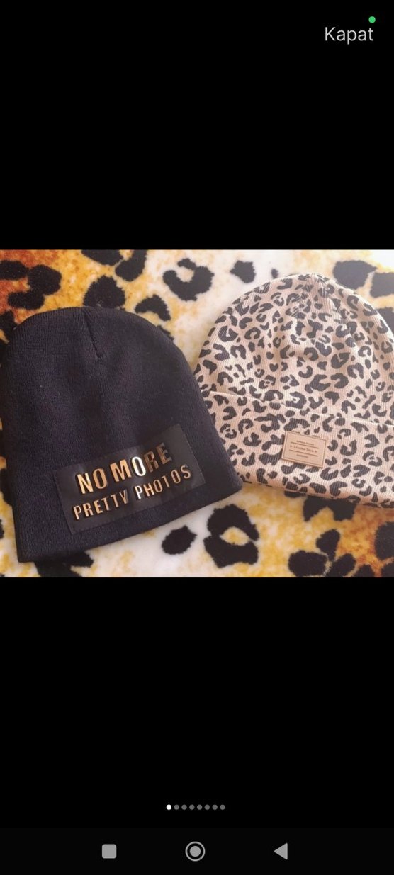 Renkli Örgü Kadın Bere - Görsel 4