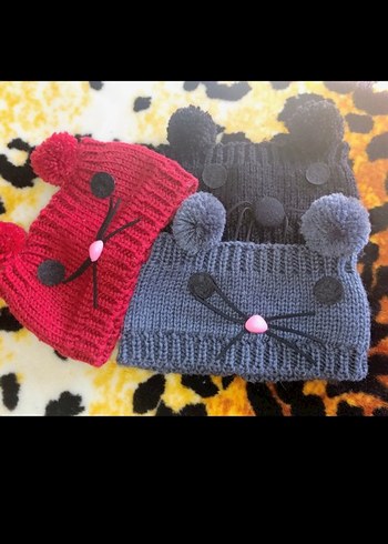 Sarı Örgü Kadın Bere - Görsel 9