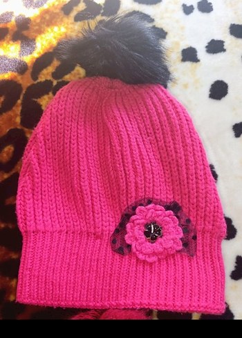 Sarı Örgü Kadın Bere - Görsel 6