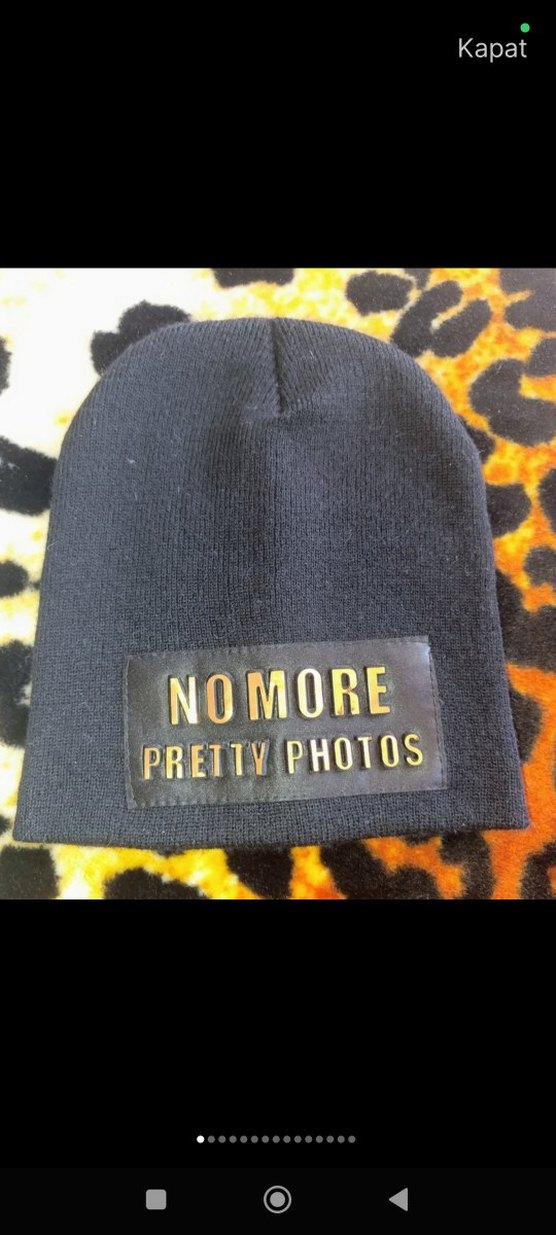 Sarı Örgü Kadın Bere - Görsel 4