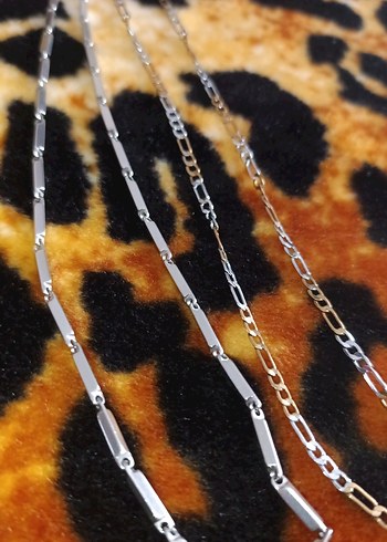 316L ÇELİK 2'Lİ UNİSEX ZİNCİR KOLYE - Görsel 3