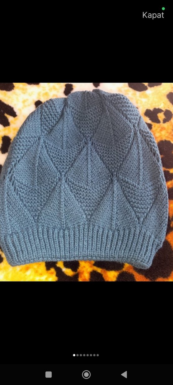 Beyaz Ponponlu Örgü Kadın Bere - Görsel 3