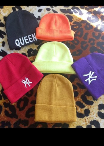 Kahverengi Taşlı Örgü Kadın Bere - Görsel 12