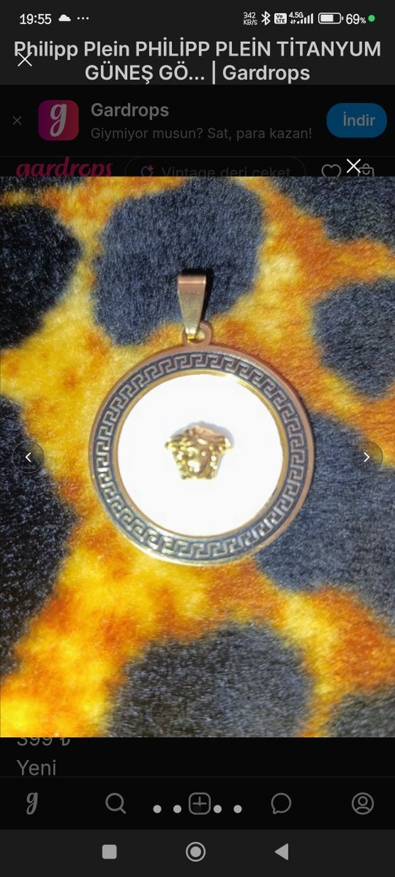 VERSACE 2 Lİ KOLYE UCU - Görsel 4