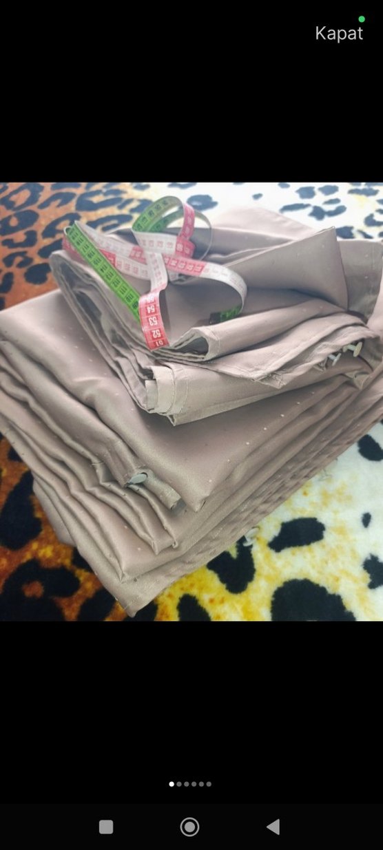 Saten VİNTAGE PERDELER - Görsel 2