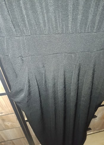 SİYAH UZUN ELBİSE - Görsel 4