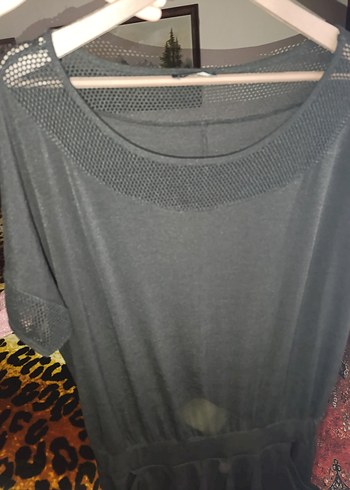 SİYAH UZUN ELBİSE - Görsel 12