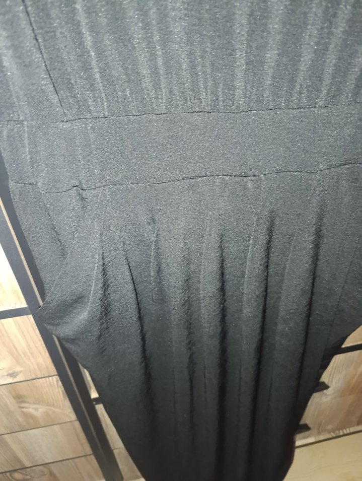 SİYAH UZUN ELBİSE - Görsel 4