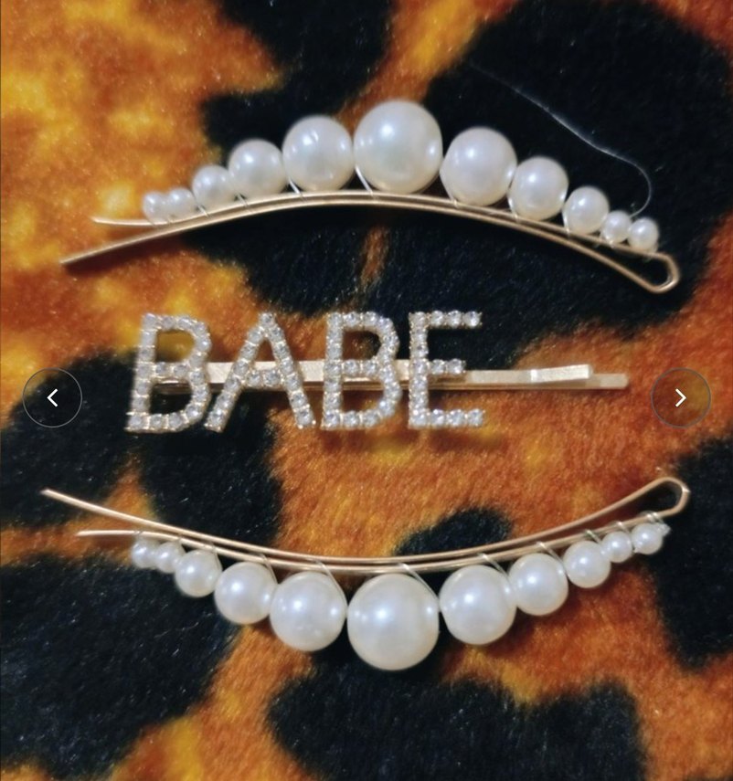 İnci Detaylı Kadın Saç Tokası Seti 2li - Görsel 2