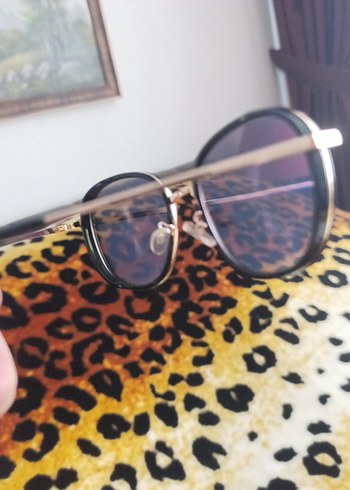 Renkli Rock Punk Kadın Gözlüğü Fermuarlı Kılıfla - Görsel 9