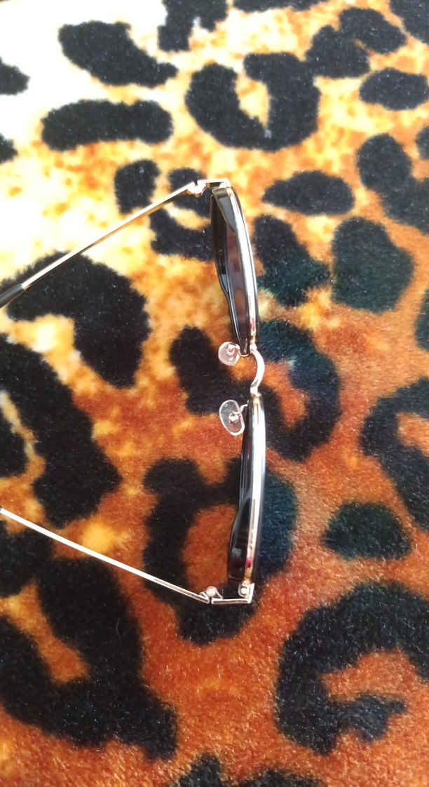 Renkli Rock Punk Kadın Gözlüğü Fermuarlı Kılıfla - Görsel 4