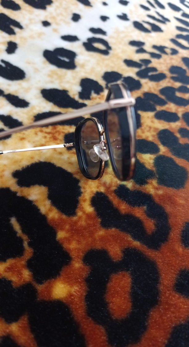 Renkli Rock Punk Kadın Gözlüğü Fermuarlı Kılıfla - Görsel 5