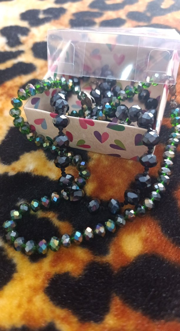 GERÇEK MARDİN TAŞI VE KRİSTAL TAŞ KOLYE BİLEKLİK - Görsel 2