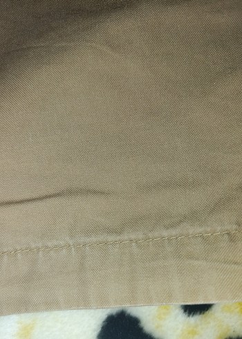 Erkek Bej Kemerli Rahat Kesim Şort - Görsel 8