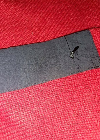 Kırmızı Yarım Fermuarlı Erkek Triko Kazak - Görsel 8