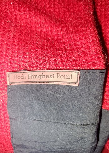 Kırmızı Yarım Fermuarlı Erkek Triko Kazak - Görsel 6