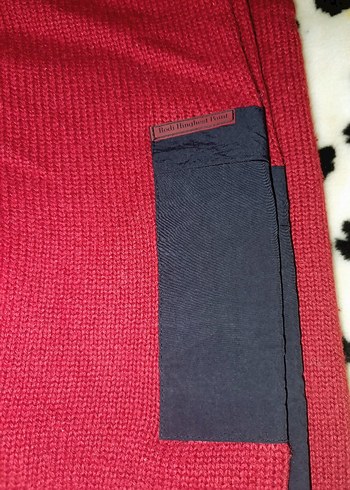 Kırmızı Yarım Fermuarlı Erkek Triko Kazak - Görsel 10