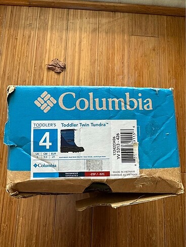 20 Beden Columbia çocuk bot