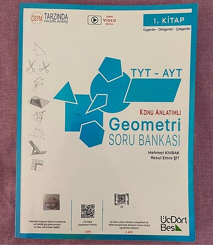 345 yayınları geometri 1. kitap