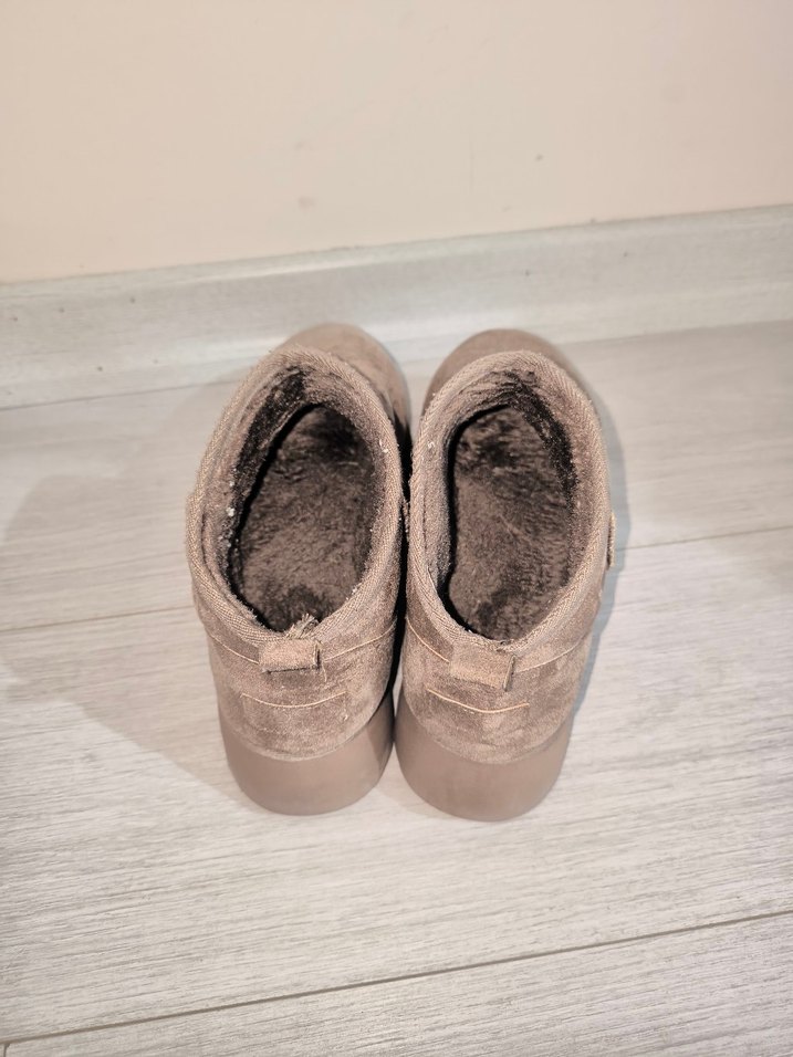 Bej Süet Kadın ugg - Görsel 3