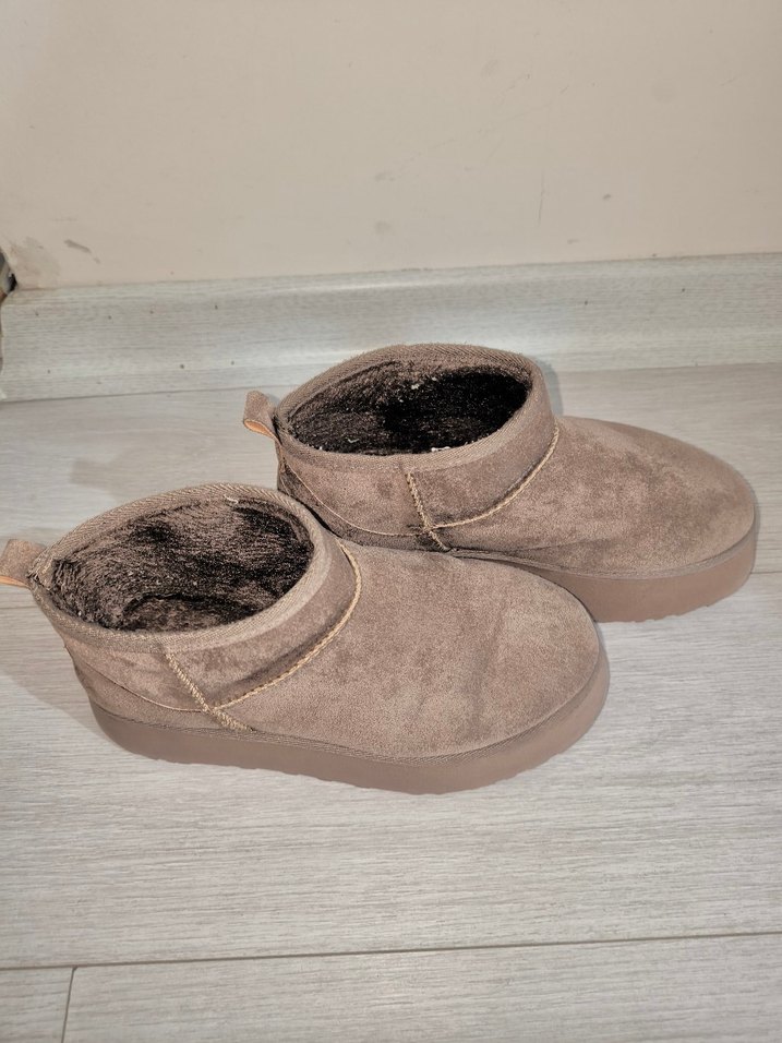 Bej Süet Kadın ugg - Görsel 2