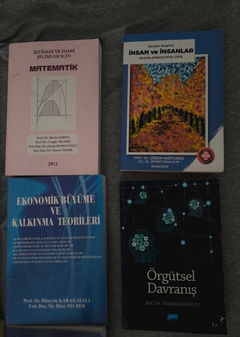 Üniversite İktisat ve Muhasebe Kitapları Seti - Görsel 4