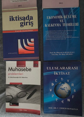 Üniversite İktisat ve Muhasebe Kitapları Seti - Görsel 2