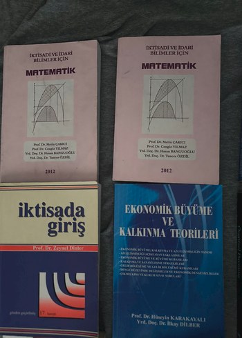 Üniversite İktisat ve Muhasebe Kitapları Seti - Görsel 3