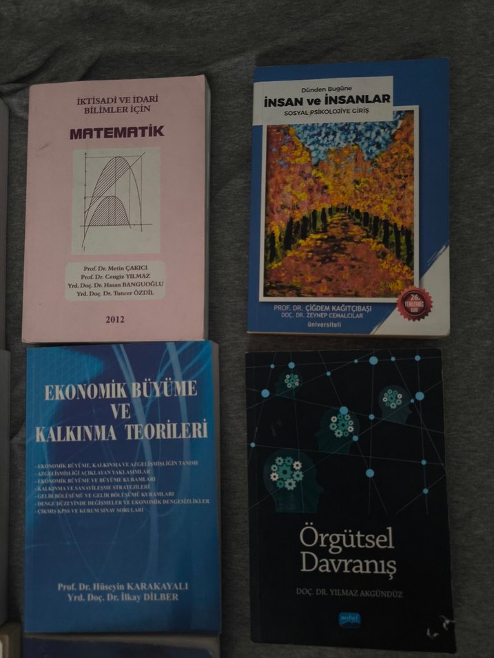 Üniversite İktisat ve Muhasebe Kitapları Seti - Görsel 4