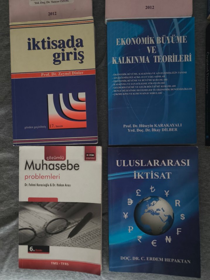 Üniversite İktisat ve Muhasebe Kitapları Seti - Görsel 2