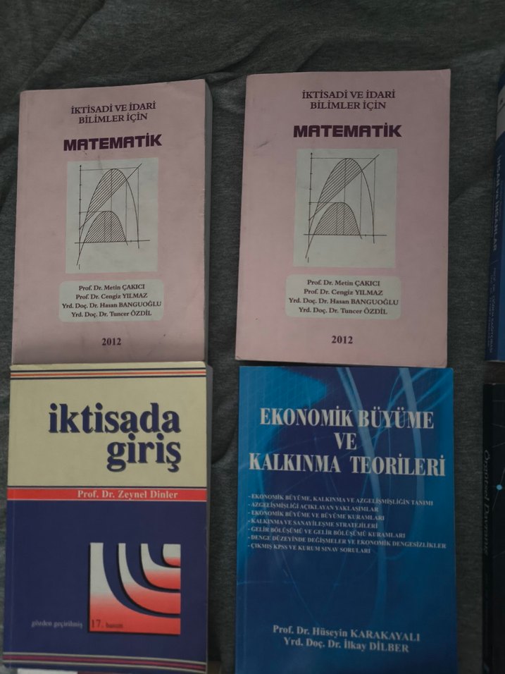 Üniversite İktisat ve Muhasebe Kitapları Seti - Görsel 3