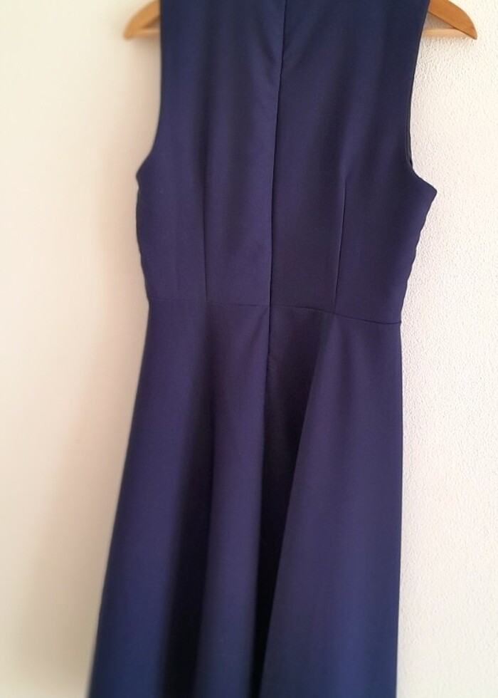 Lacivert Elbise - Görsel 2