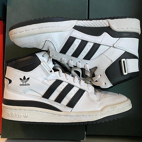 38,5 Beden beyaz Renk Adidas Forum Mid Spor Ayakkabı