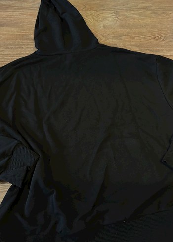 Diğer Siyah Kapüşonlu Kadın Sweatshirt